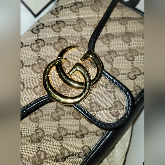 Authentic Gucci GG Marmont Matelasse Small Bag 443497 - Picture 6 of 14